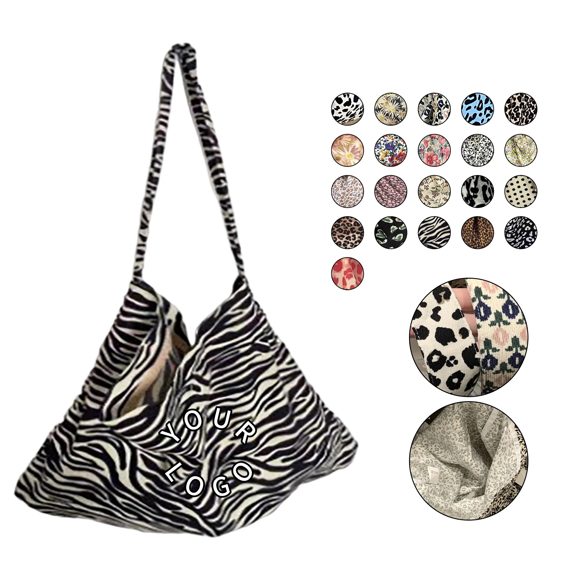 Leopard Print Canvas Tote Bag 12