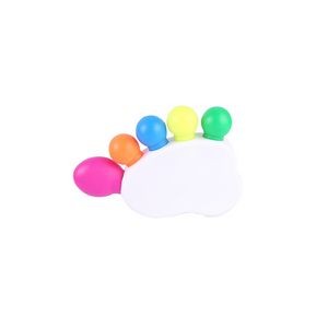 Footprint Shaped 5 In 1 Highlighter 8