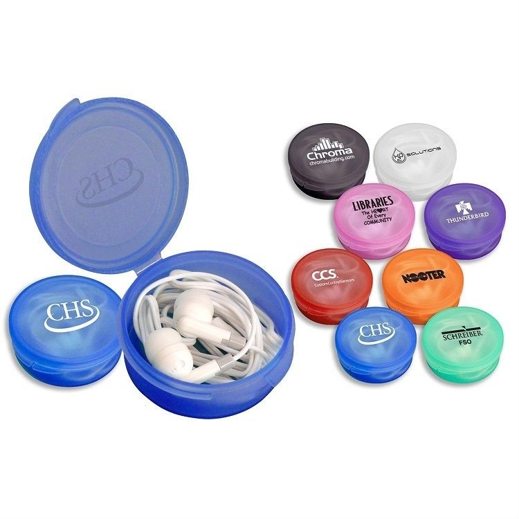 Round Ear Bud Case 2