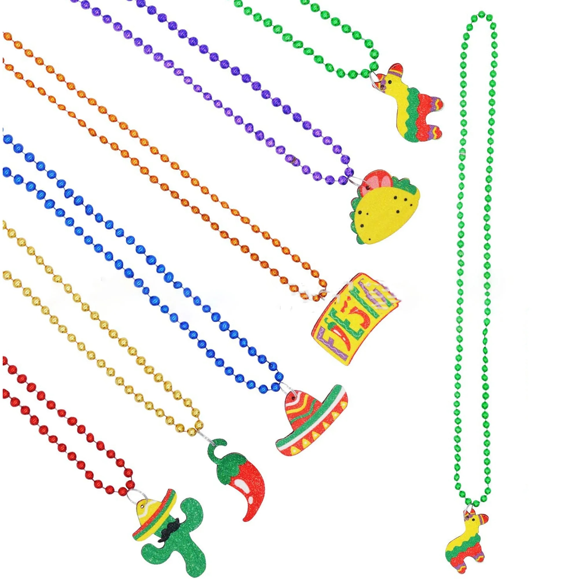 Custom Shaped Plastic Badges Necklace 2