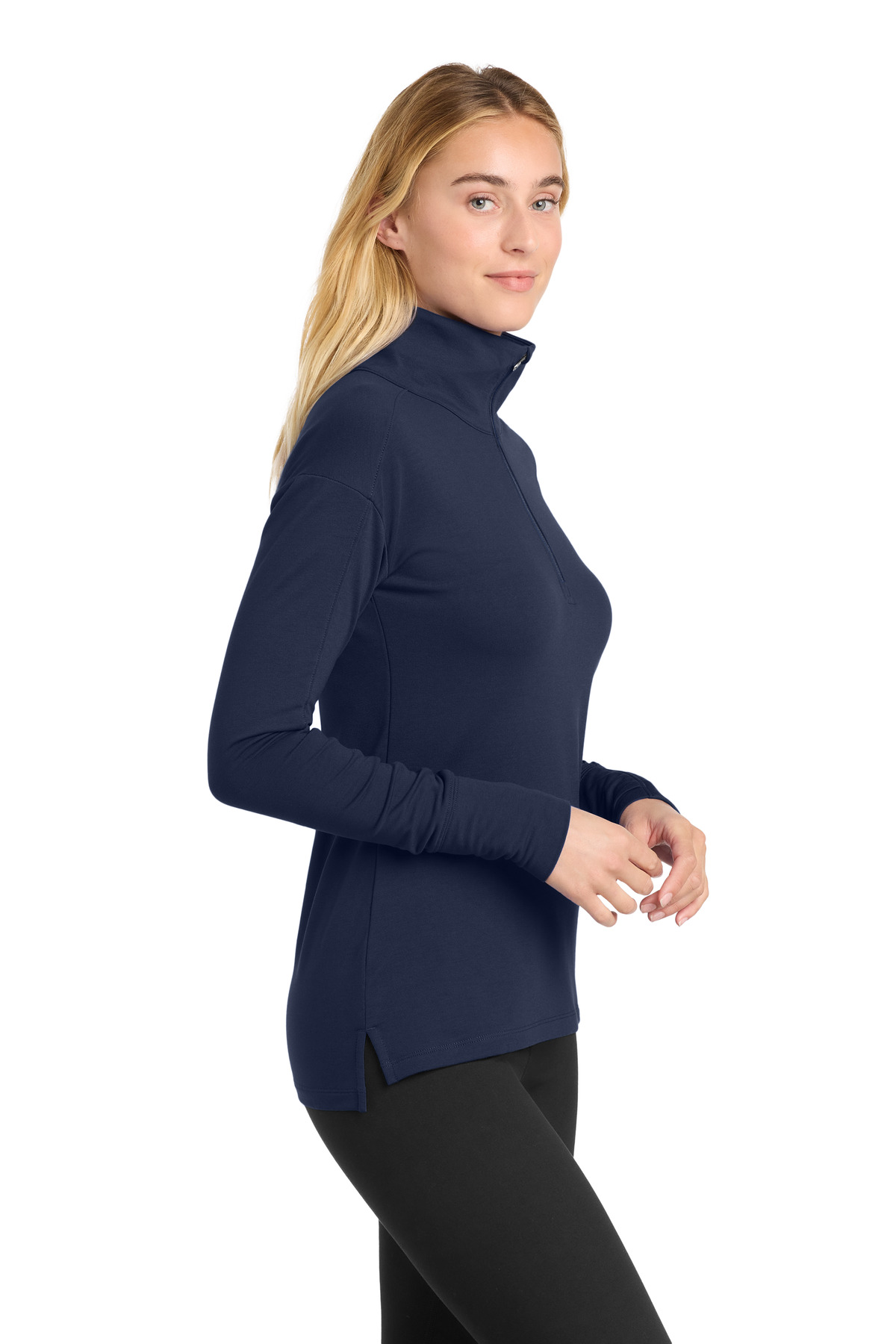 Sport-Tek Women's Sport-Wick Flex Fleece 1/4-Zip. LST561 39