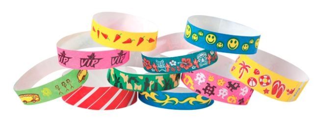 Stock Preprinted Tyvek Event Wristband 1