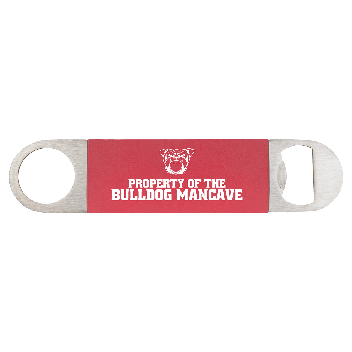 Red Silicone & Stainless Steel Bottle Openers