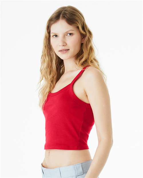 Women's Micro Rib Spaghetti Strap Tank - 1012 44