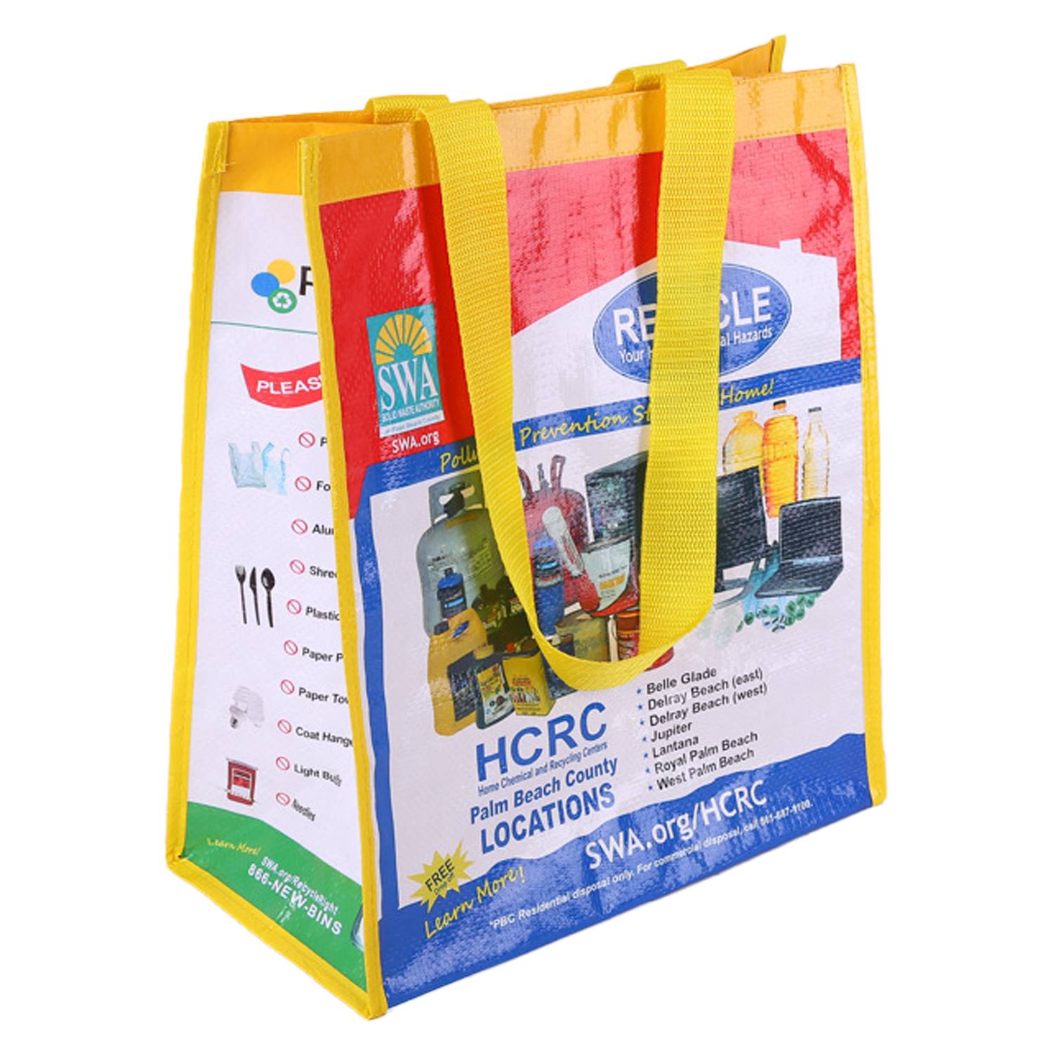 Custom Full Print Waterproof Handbag, custom tote bag with logo imprint 6