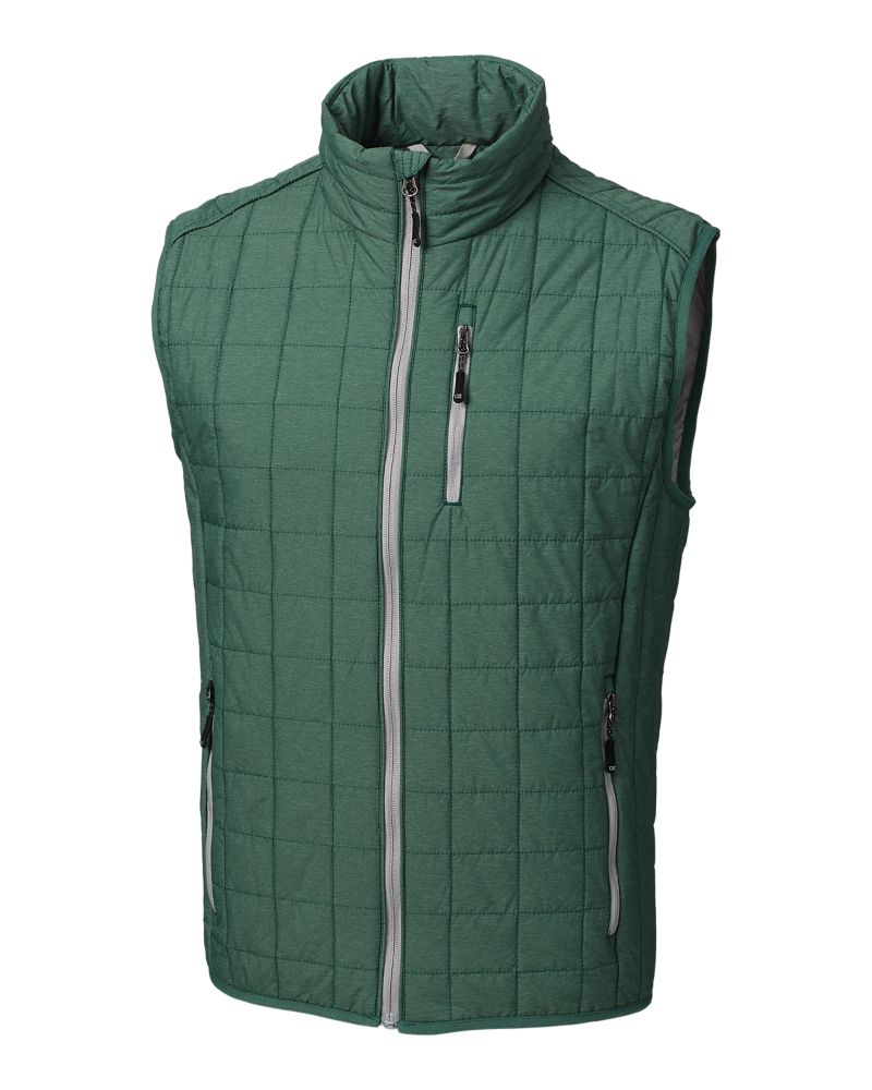 Cutter & Buck Rainier Recycled Insulated Puffer Mens Full Zip Vest 30