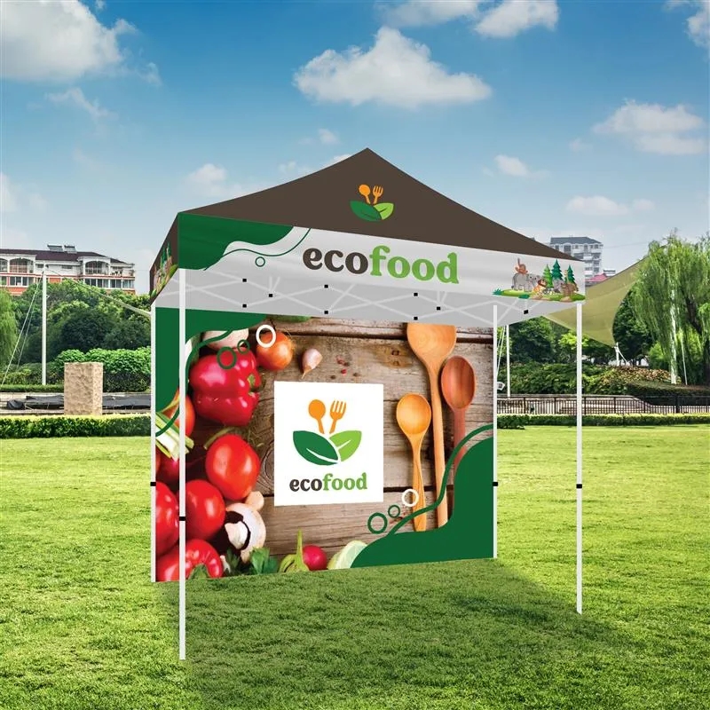 10x10 Standard Tent w/ Full Color Canopy Backwall 4