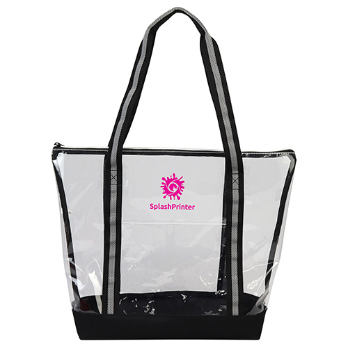 Diamond Clear TPU Zippered Tote 14