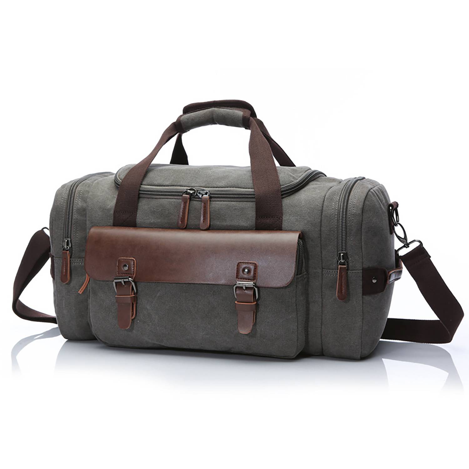 Vintage Canvas Large Travel Bag 7