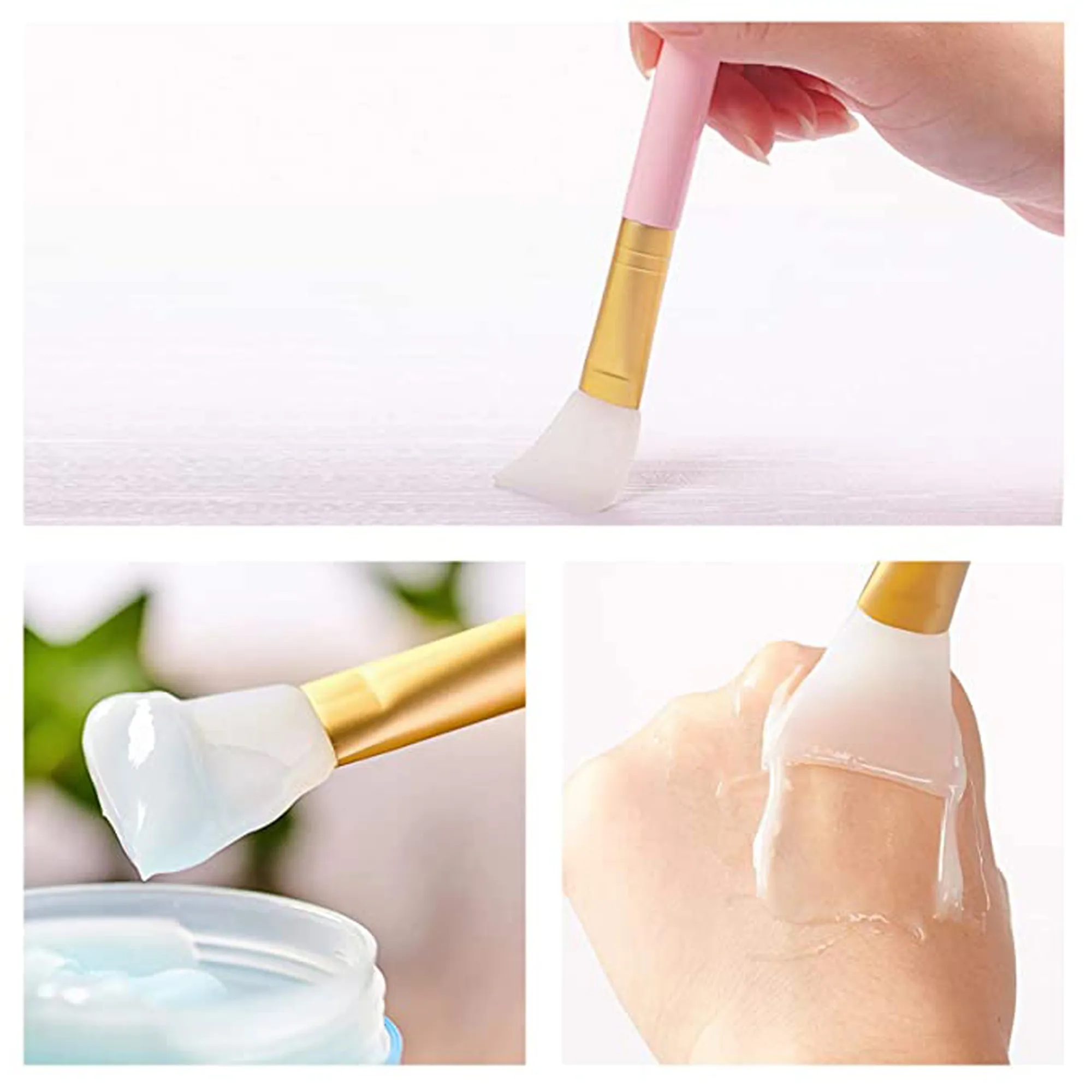 MOQ 10PCS Customize Soft Silicone Facial Mud Applicator Clay 2