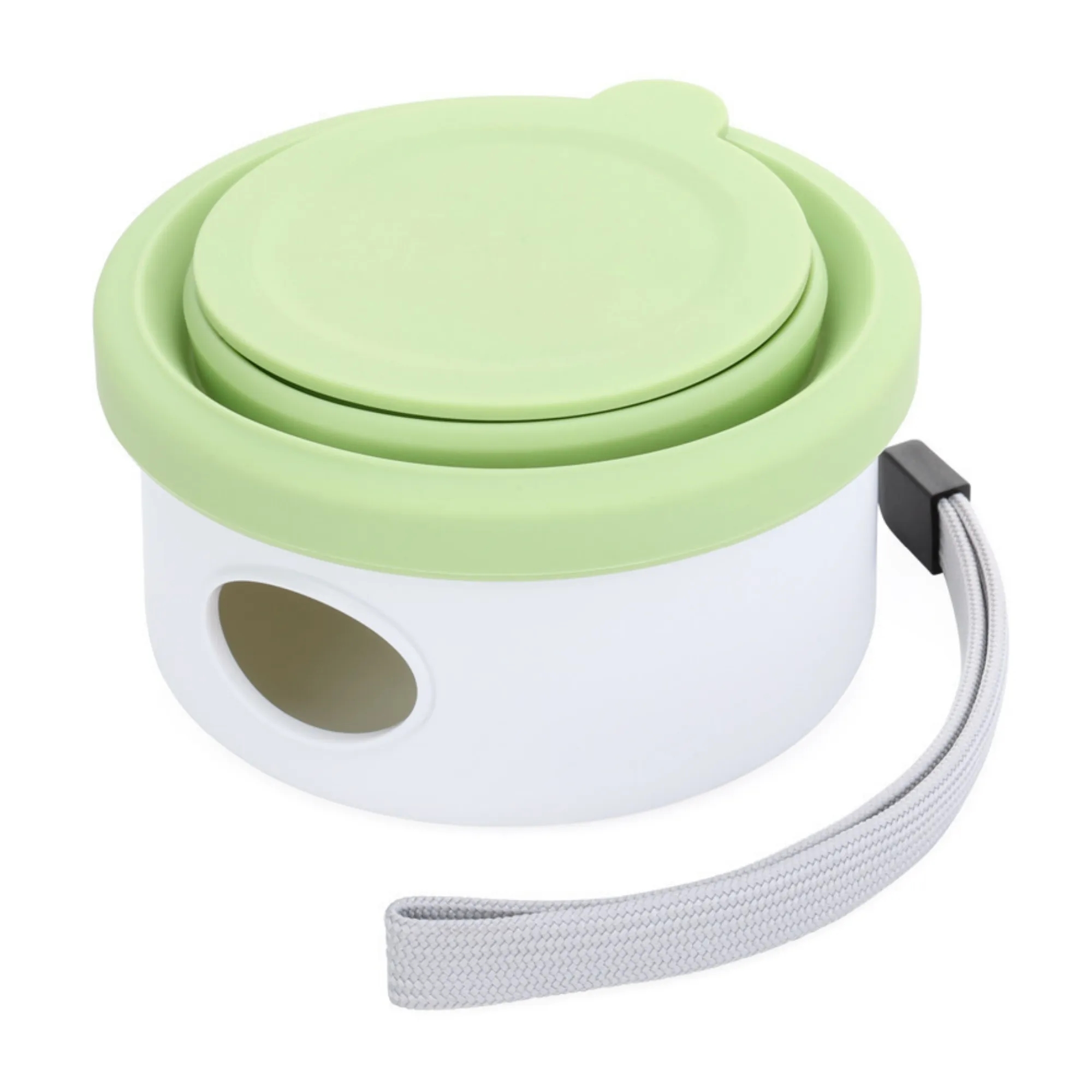 Outdoor Pet Multifunctional Feeding Bowl Set With Trash Belt 3