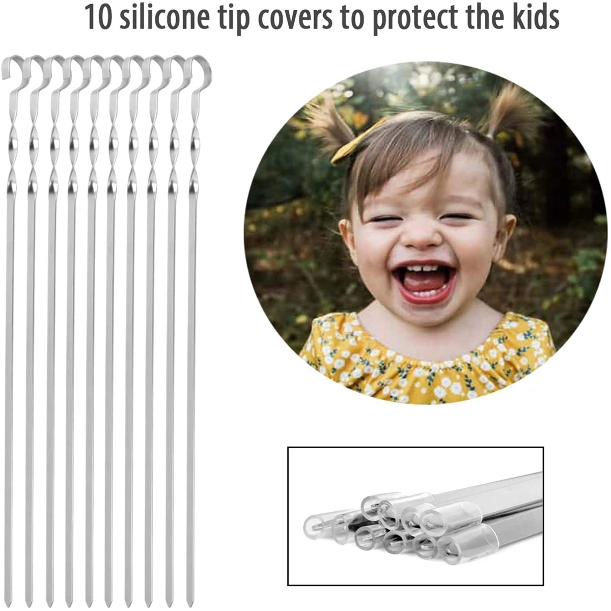 Reusable Grilling Skewers Set 3