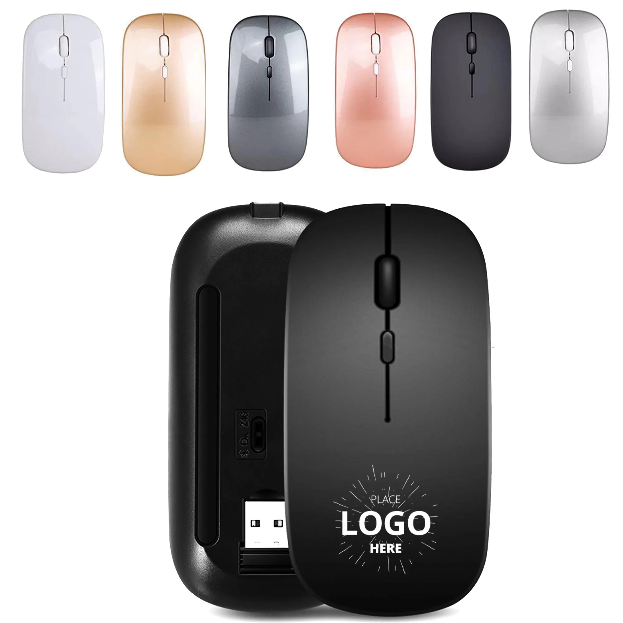 LED Wireless Silent Mouse 3