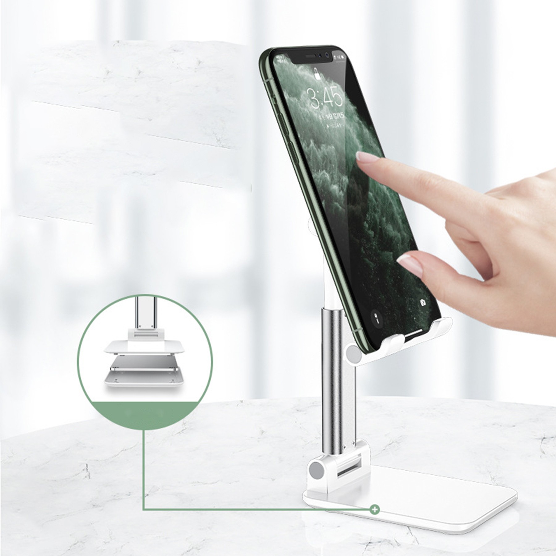 Adjustable Phone Holer For Desk 2