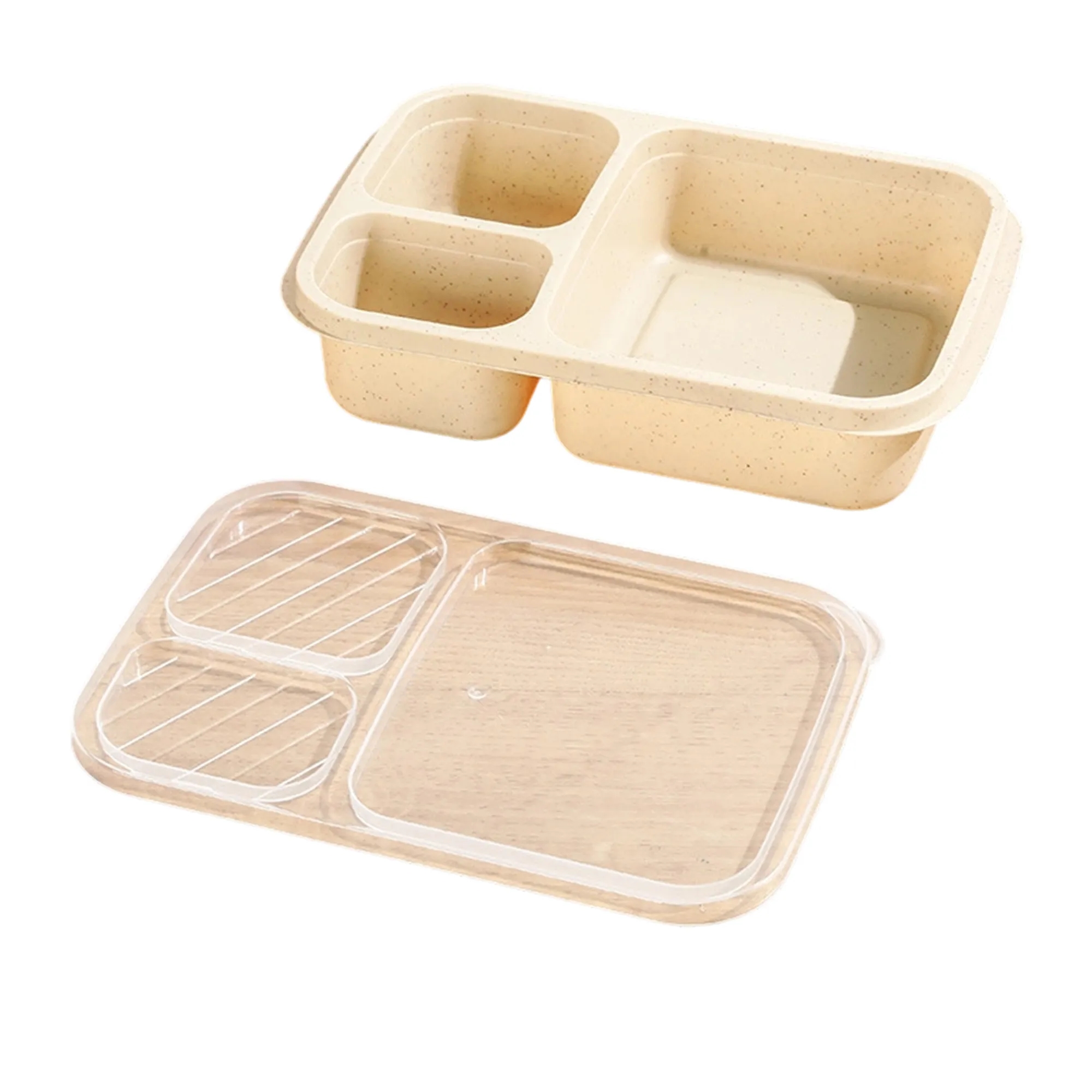 Portable Lunch Box with Divided Design and Secure Lid 5