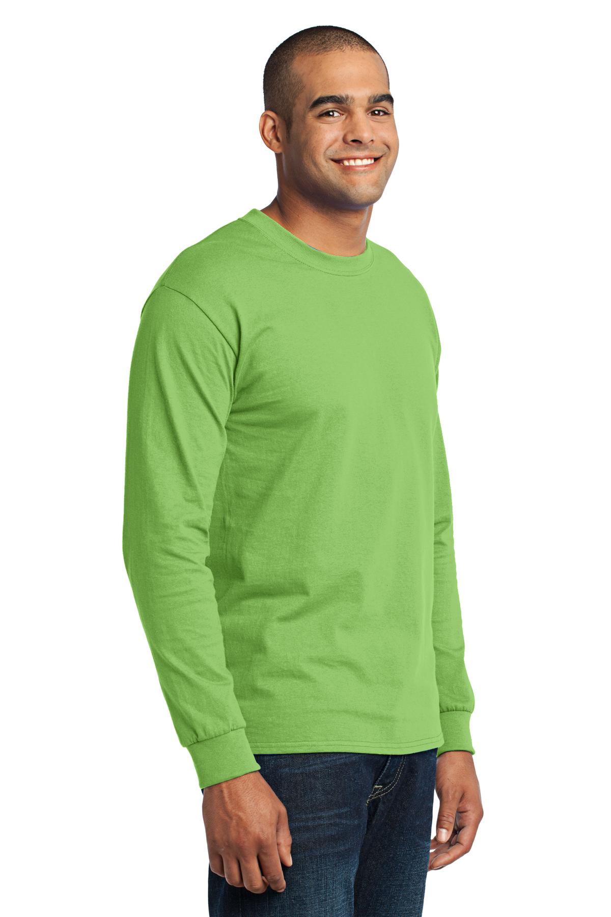 Port & Co Long Sleeve Core Blend Tee. PC55LS 68