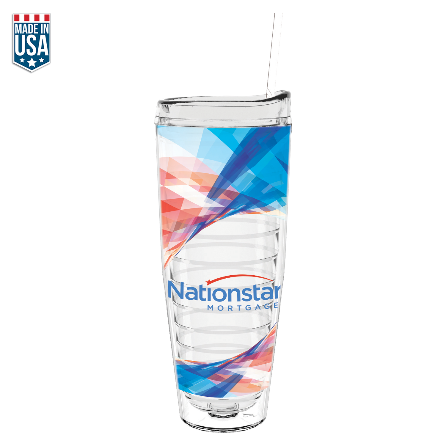 26 oz Made In The U.S.A. Tumbler with Lid & Straw 2