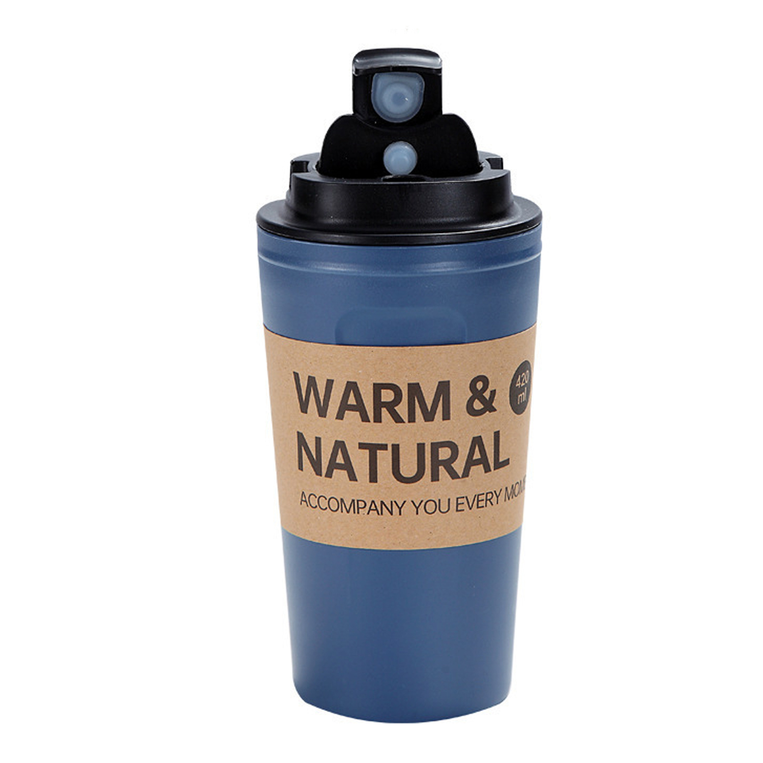 14oz Portable Coffee Cup w/ Flip Lid 9
