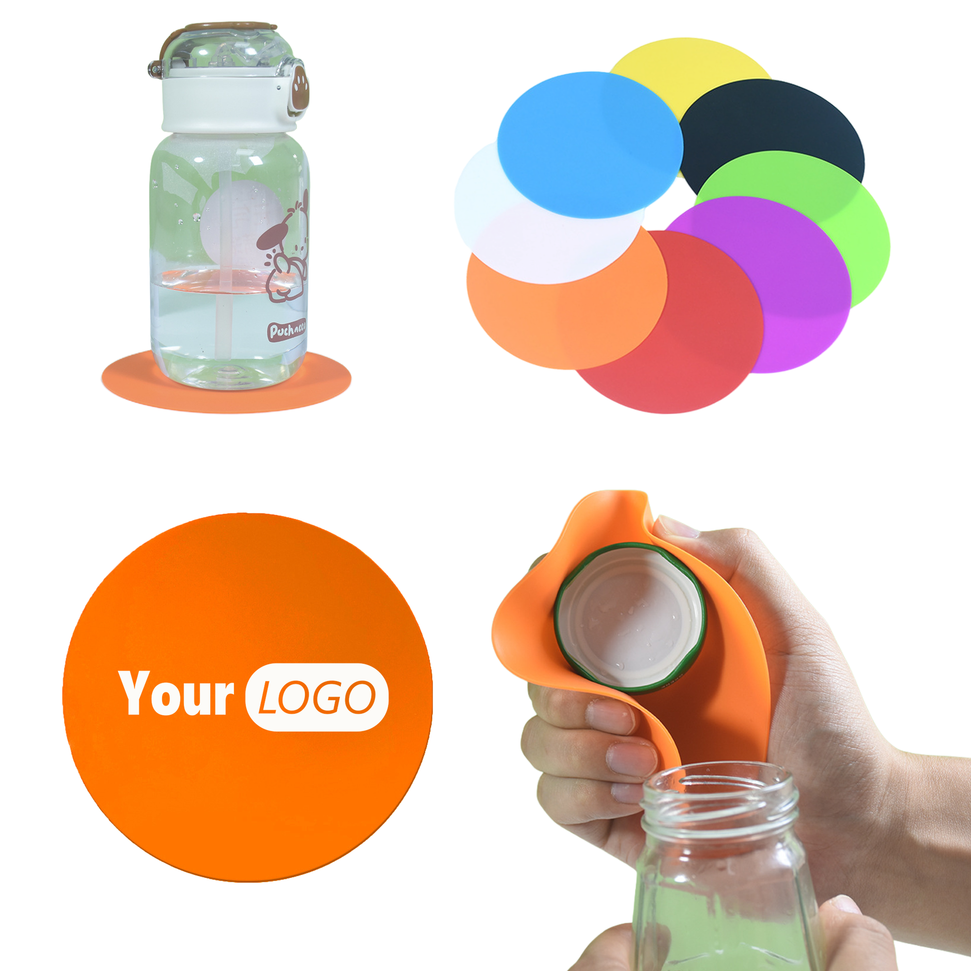 Non-slip Silicone Jar Opener Gripper Pad 2