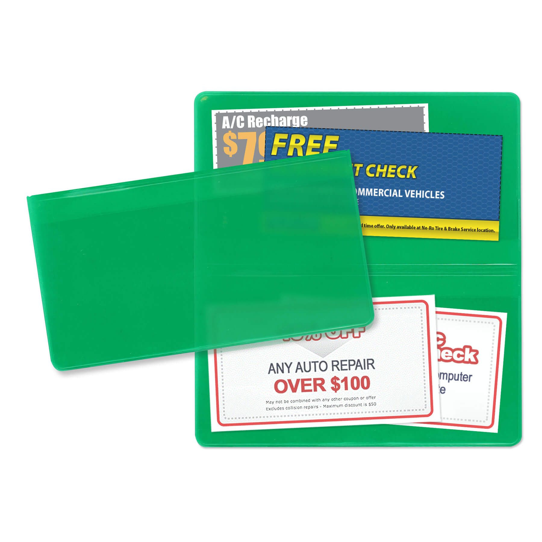 Translucent Vinyl Coupon Holder 2