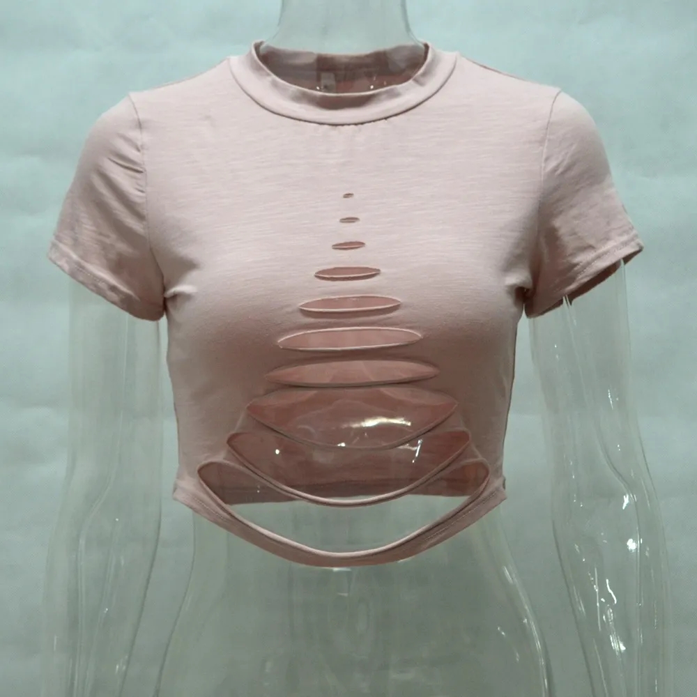 Stylish Torn Crop Top 6