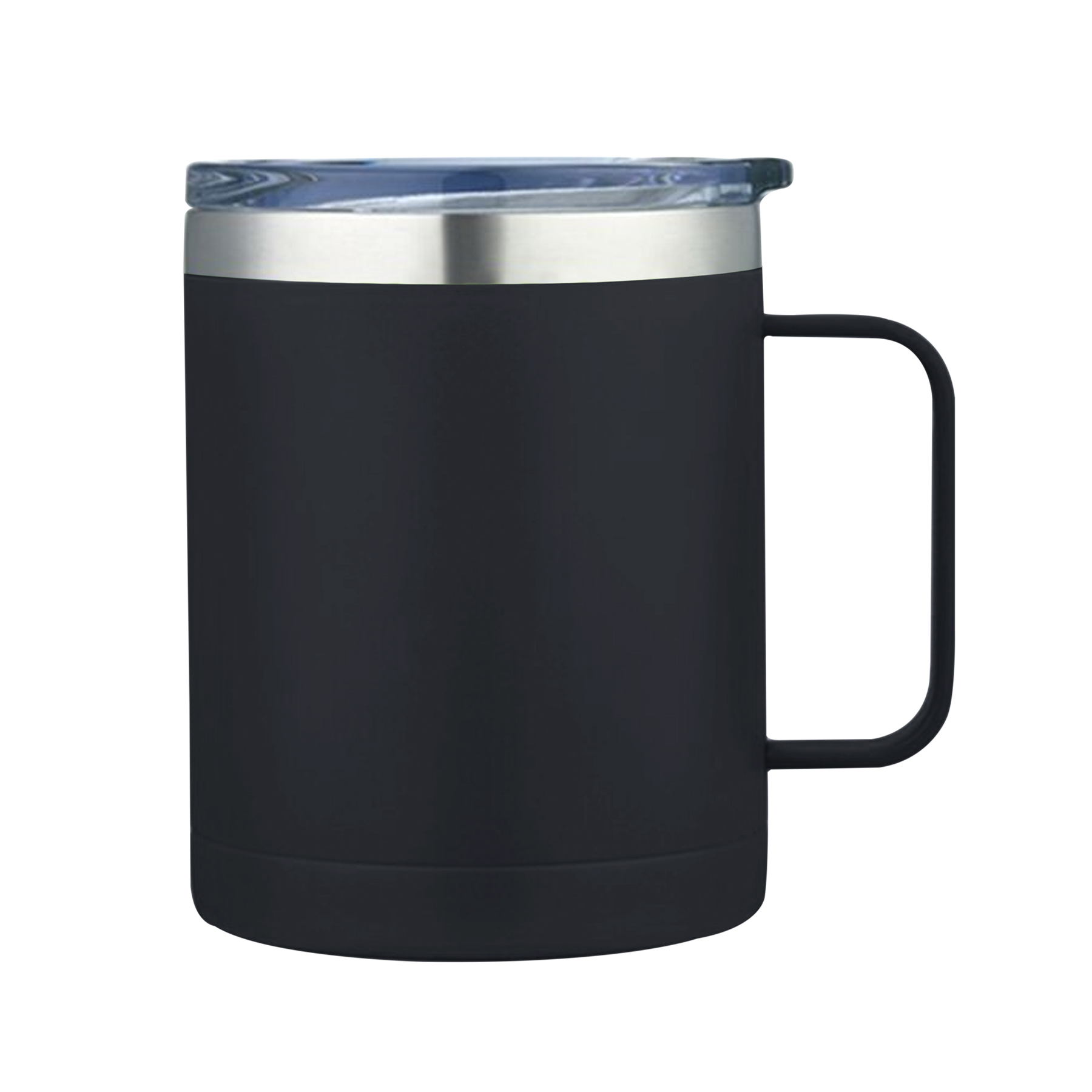 Glamping 14 oz. Double-Wall Stainless Mug w/Clear Acrylic Sliding lid 8