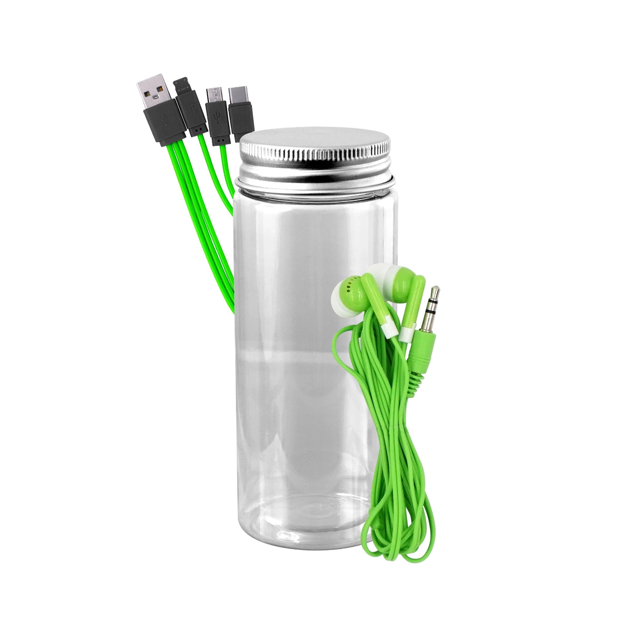 BOTTLED CABLE EAR BUD SET 3