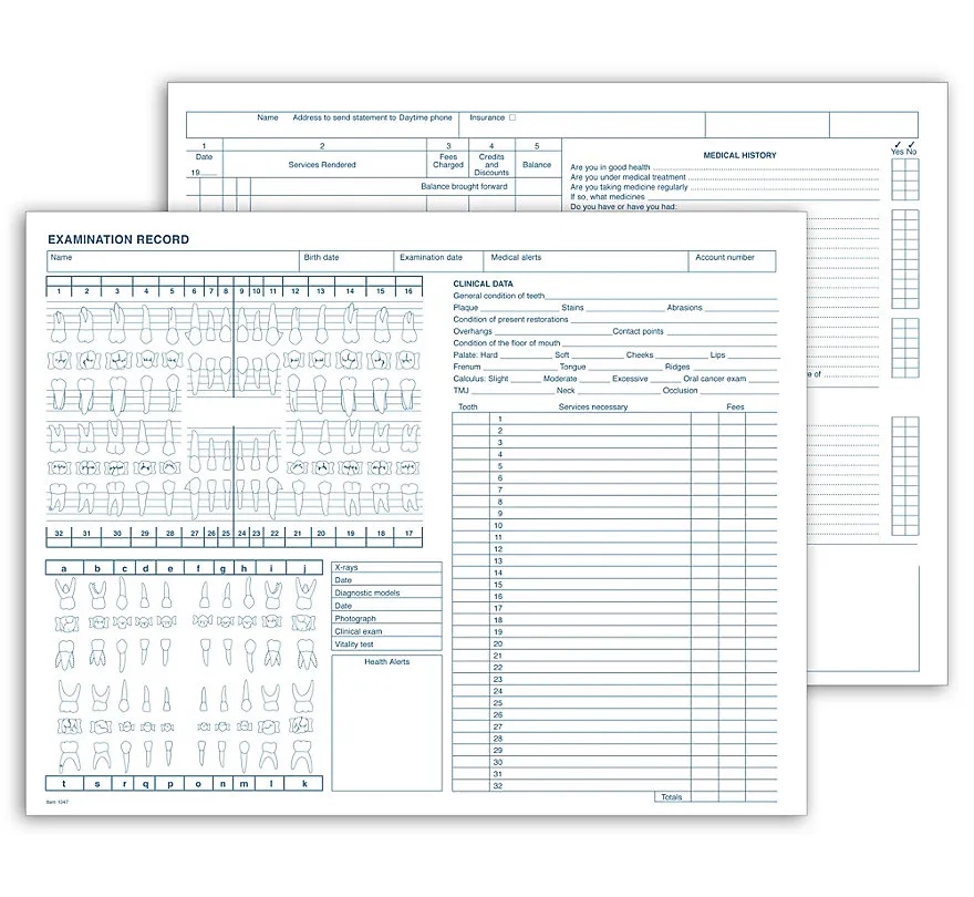 Dental Exam Records, General 1