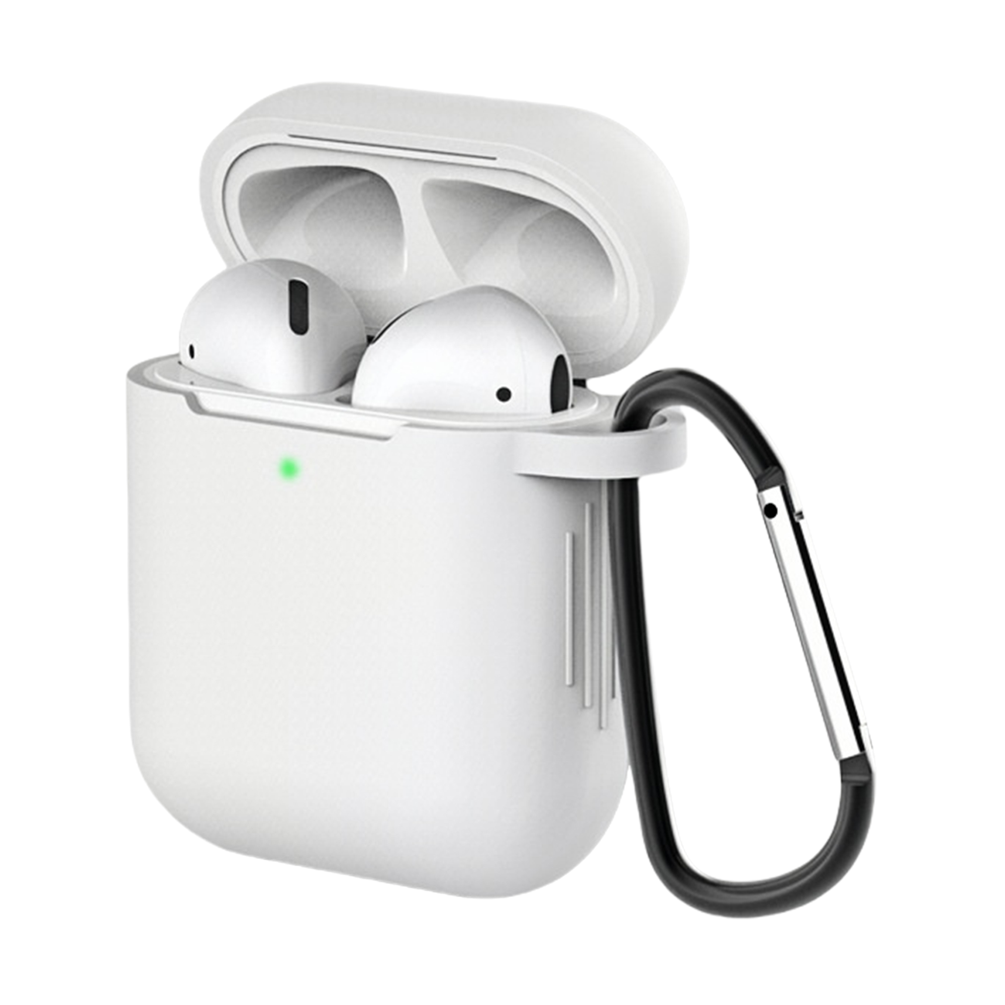 Silicone Earbud Case w/Carabiner 14