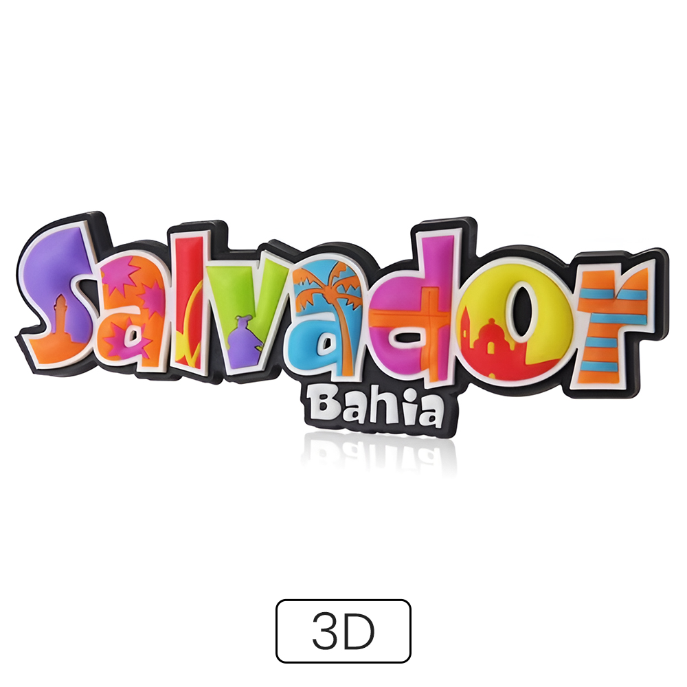 2.5" 2D Custom PVC Magnet 2