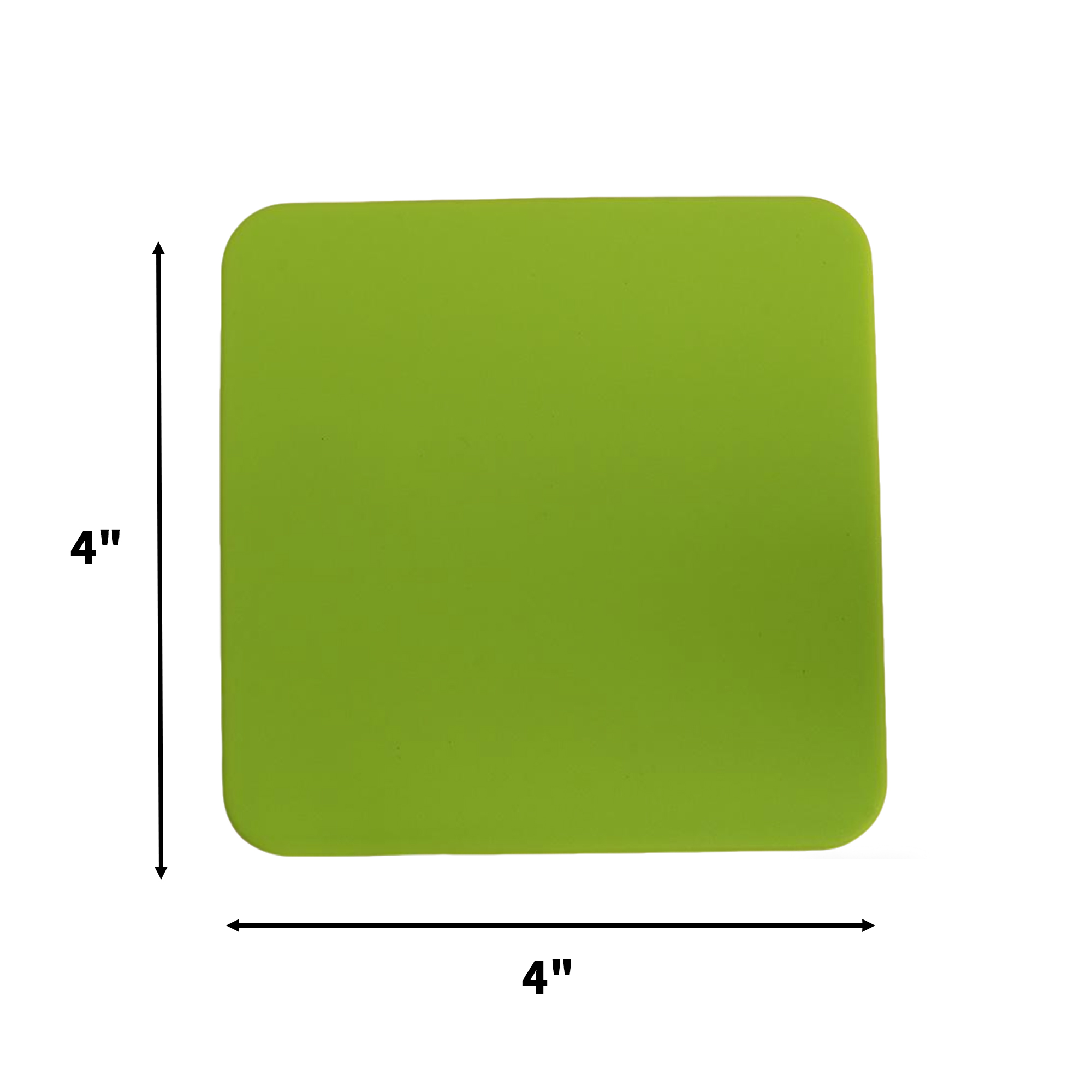 Square Drink Mat 4" x 4" Non Slip Table Guard 7