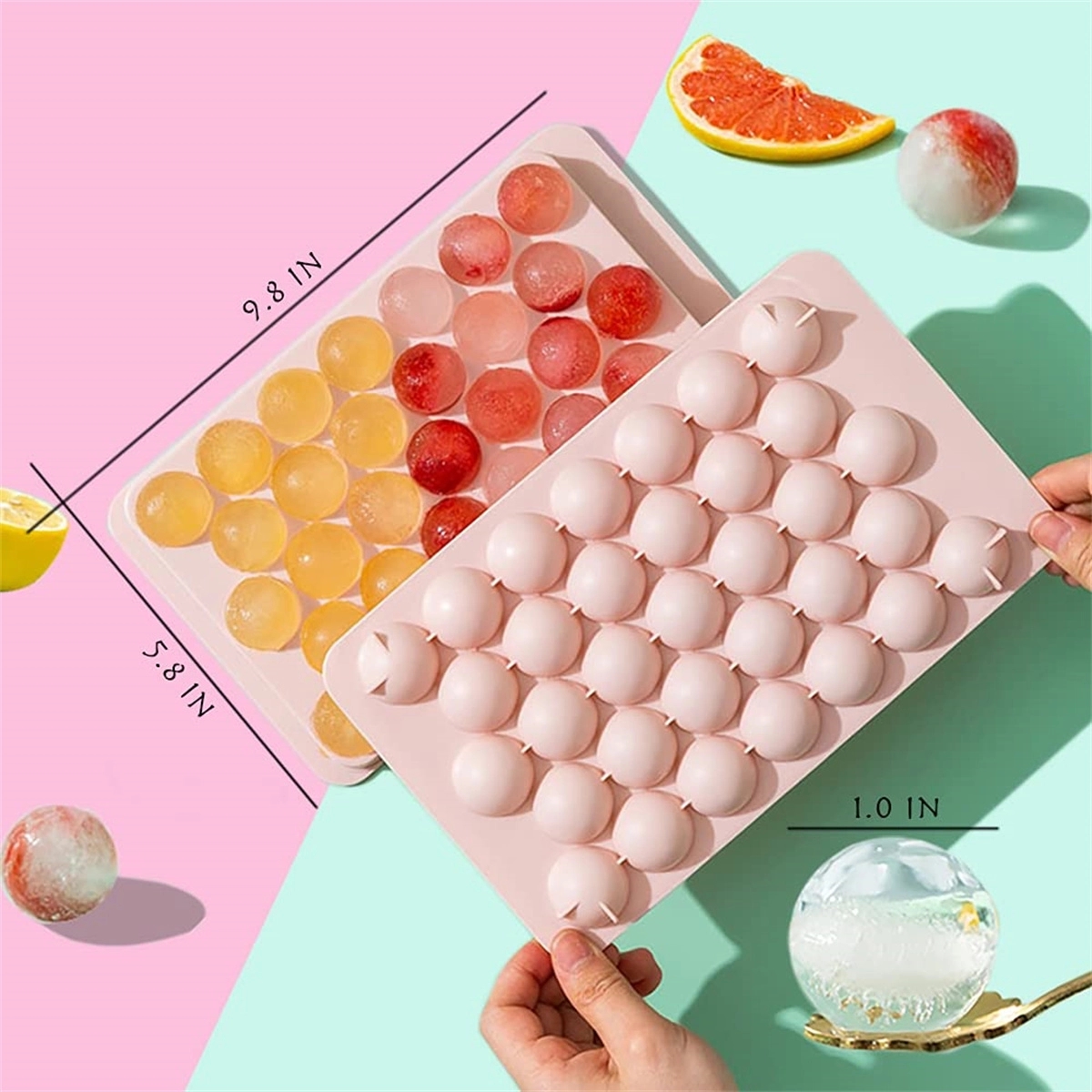Ice cube trays with Container 4