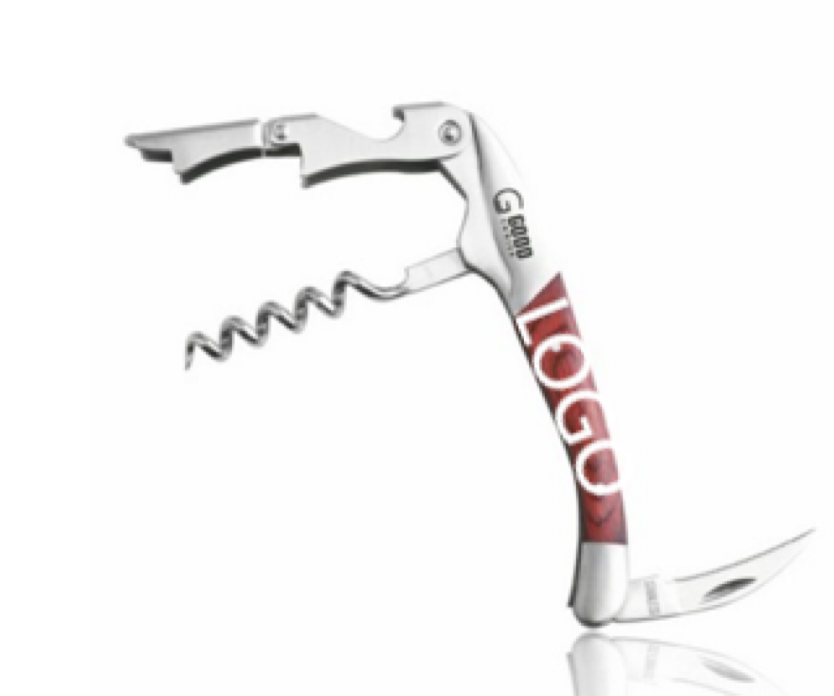 Custom Logo Stainless Steel Wine Opener 2