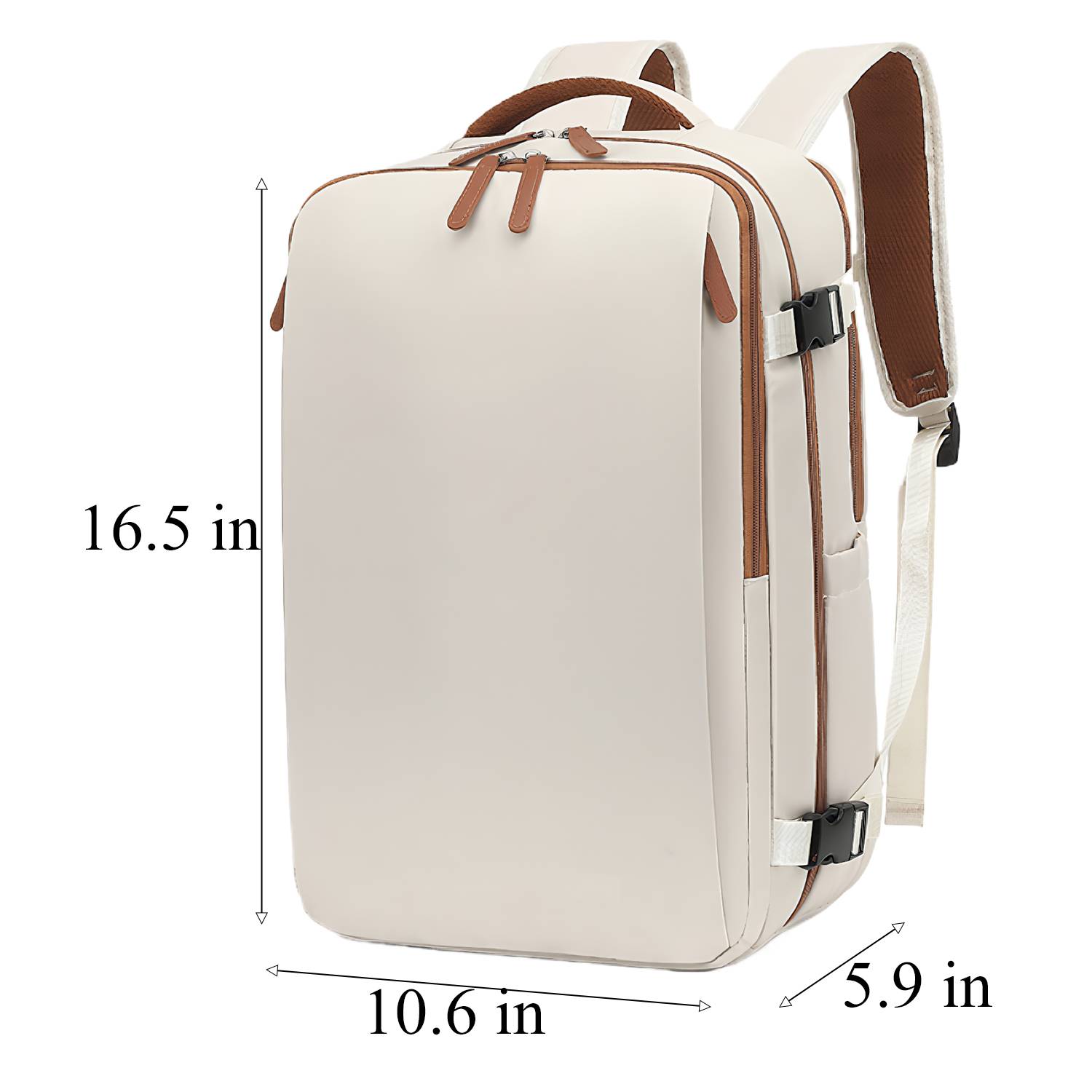 Expandable Large Oxford Travel Backpack w/ USB Port 10