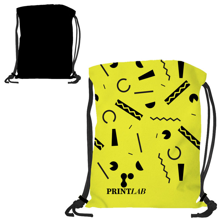 Super Drawstring Pack (One side Imprint) Colored Heavy Rope 16