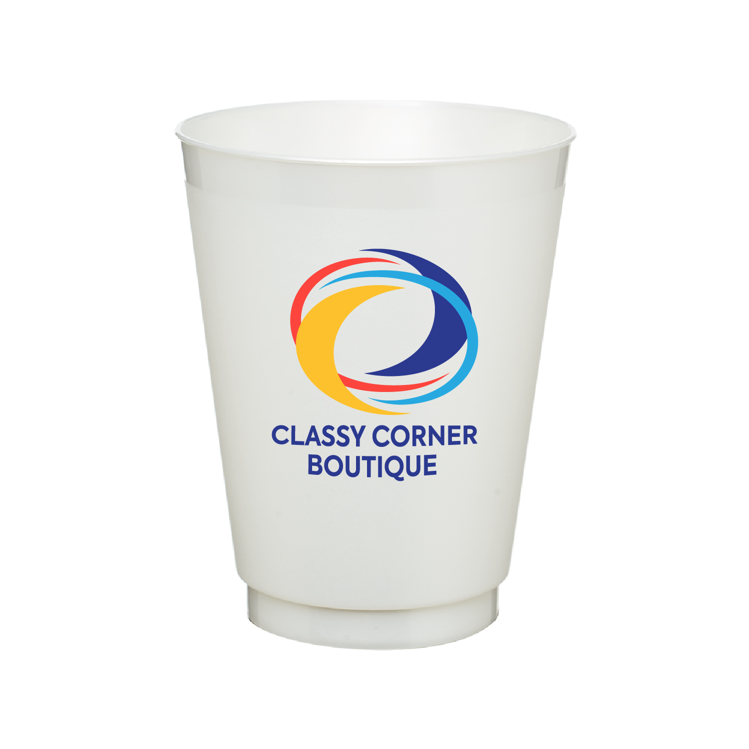 16 oz. Court Side Frosted Plastic Stadium Cup (Full Color Imprint) 10