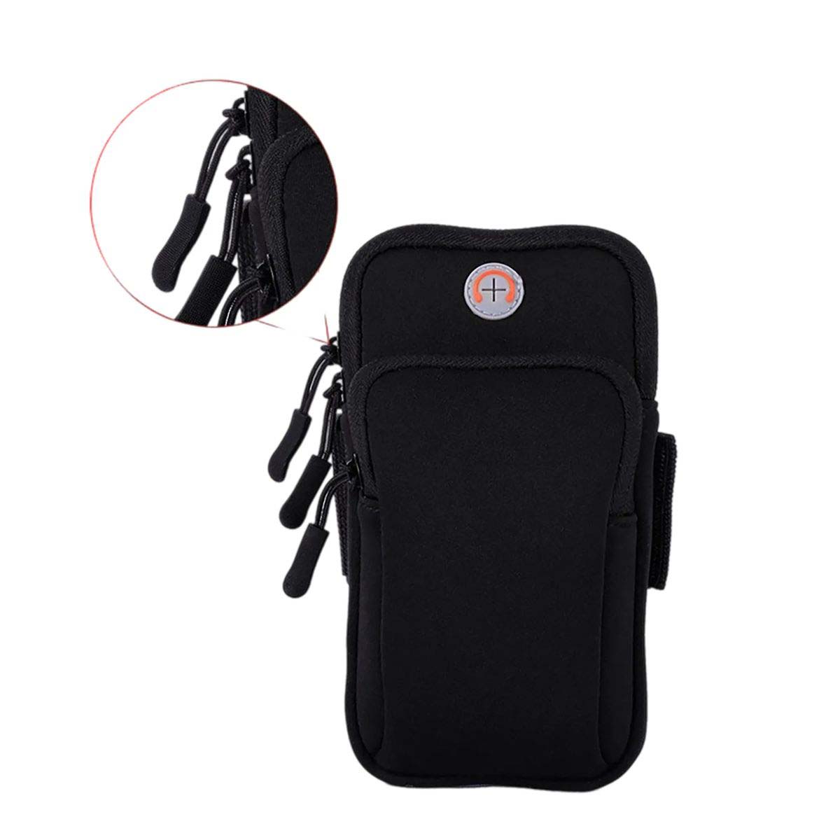 Breathable Arm Phone Holder with Key and Card Storage 2