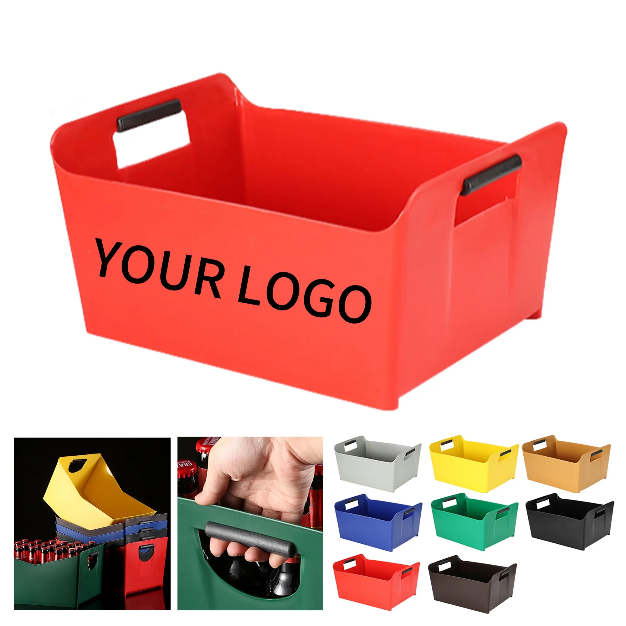 Plastic Beer Bottle Storage Tote 11
