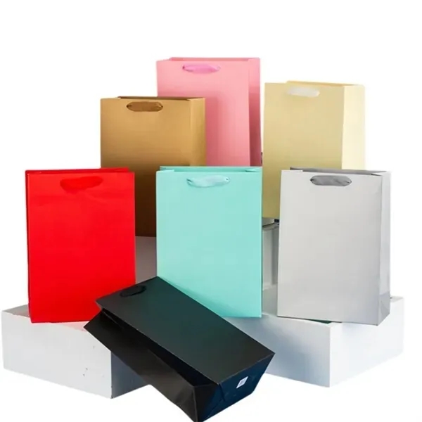 50 Gift Paper Bags with Handles 3