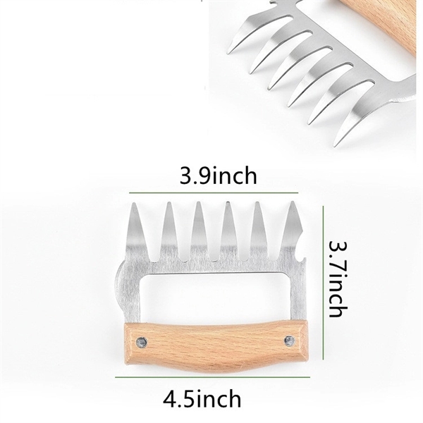 Metal Meat Claws for Shredding Pulled Pork 5
