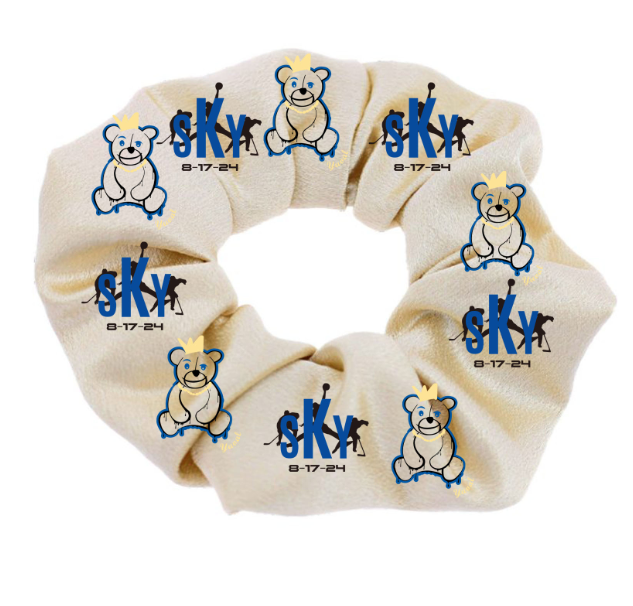 Full custom patterned scrunchie 6