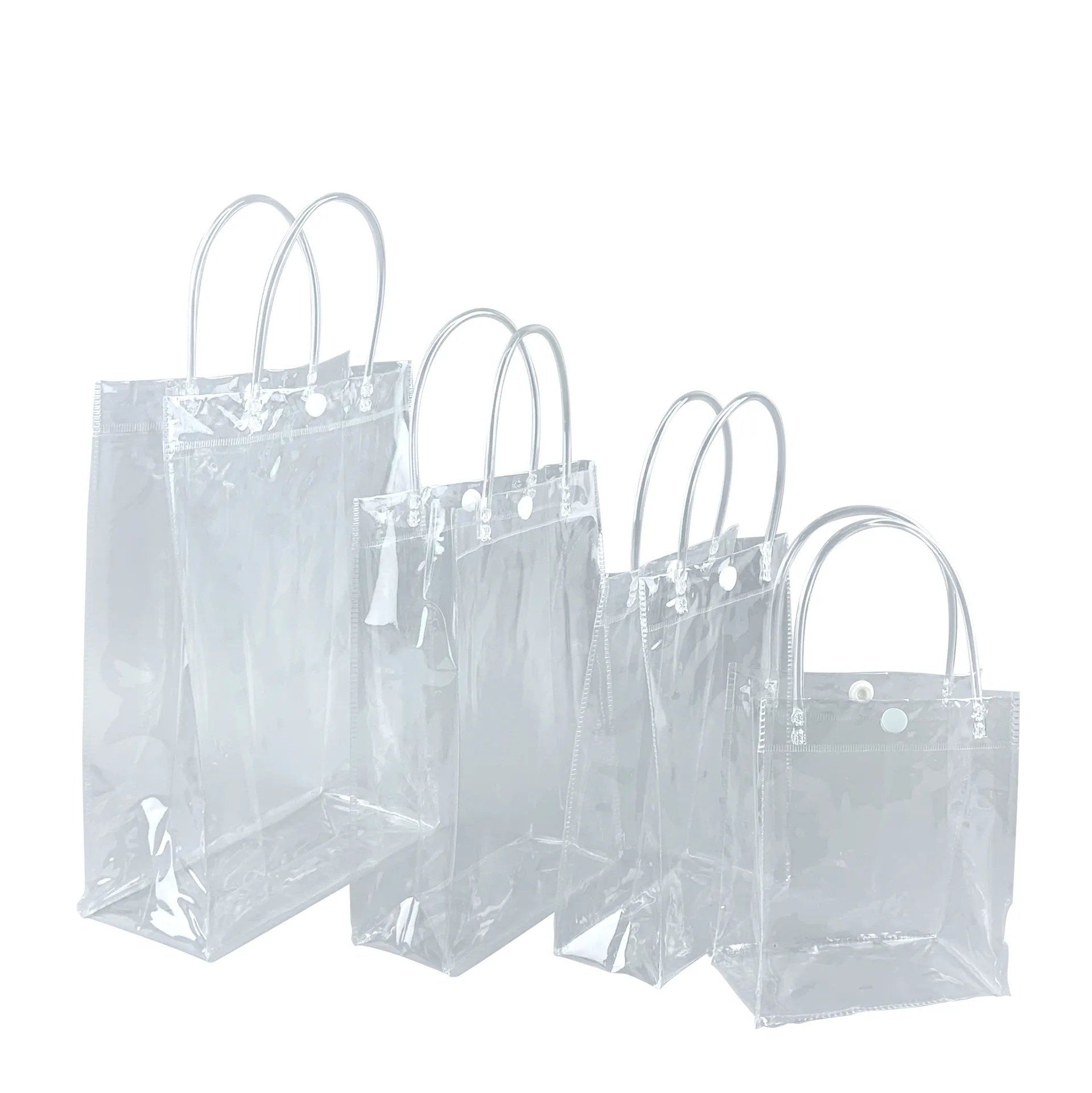 PVC Gift Tote Bag Clear Material Practical for Weddings 2