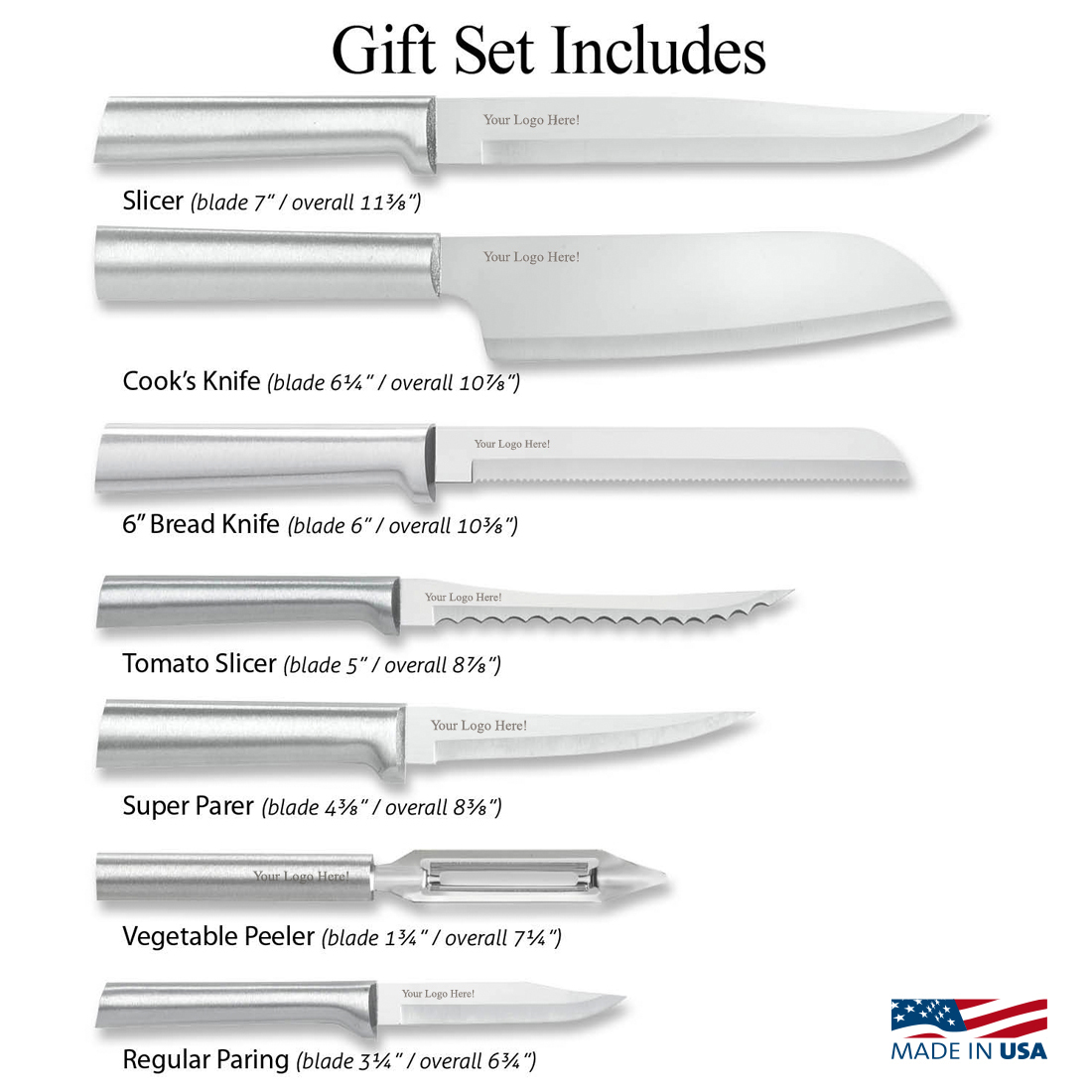 The Ultimate Gift Set w/Silver Handle 6