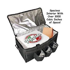 Insulated Food Delivery Bag with Cup Holders 3