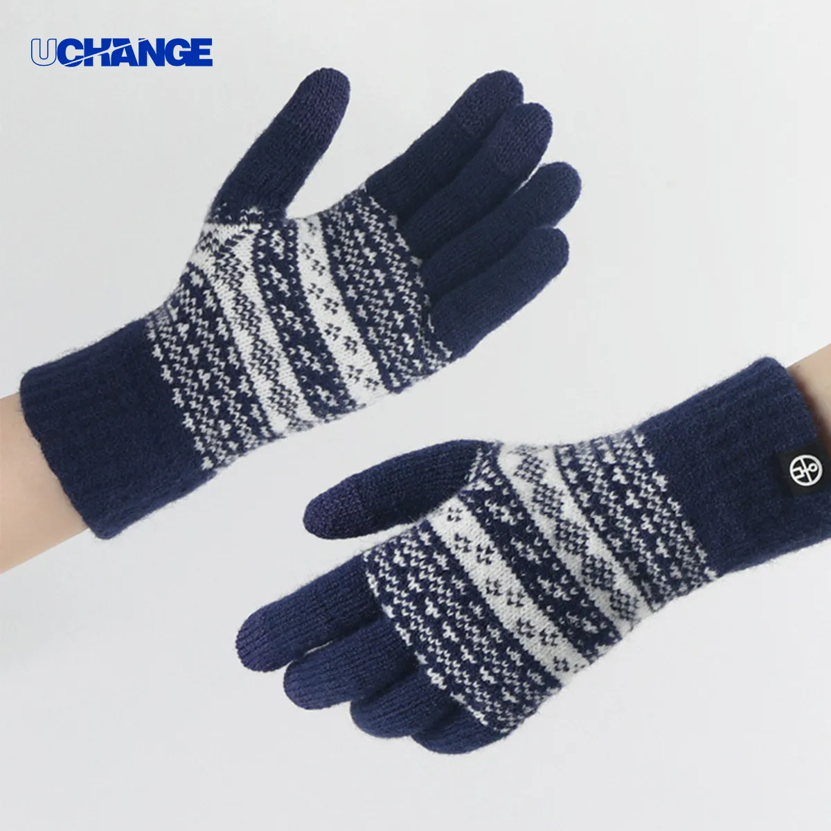 Winter Knitted Hat Scarf And Glove Set 4