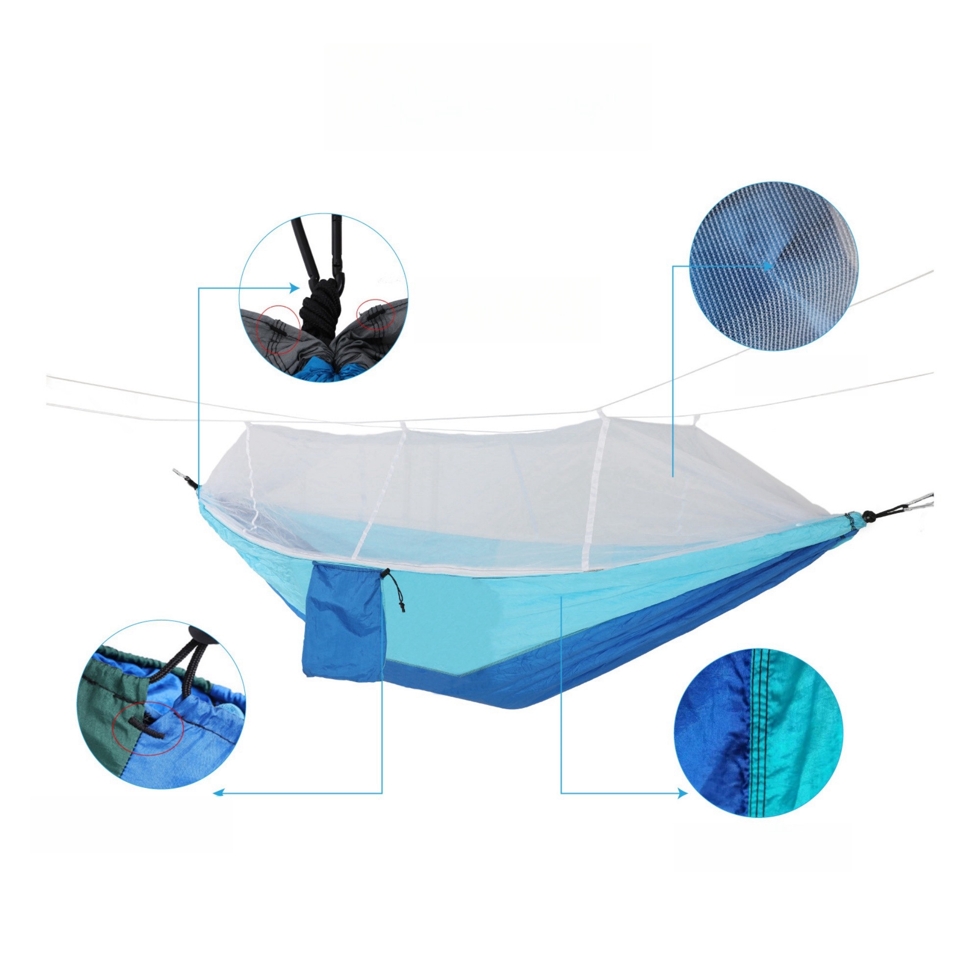 Camping Hammock With Mosquito Net 3