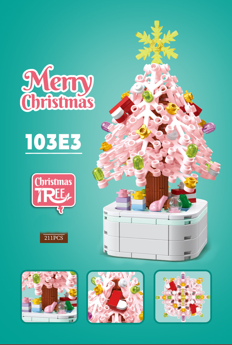 Mini Christmas Tree Decorations for Tabletop & Home - Gifts for Boys & Girls 3