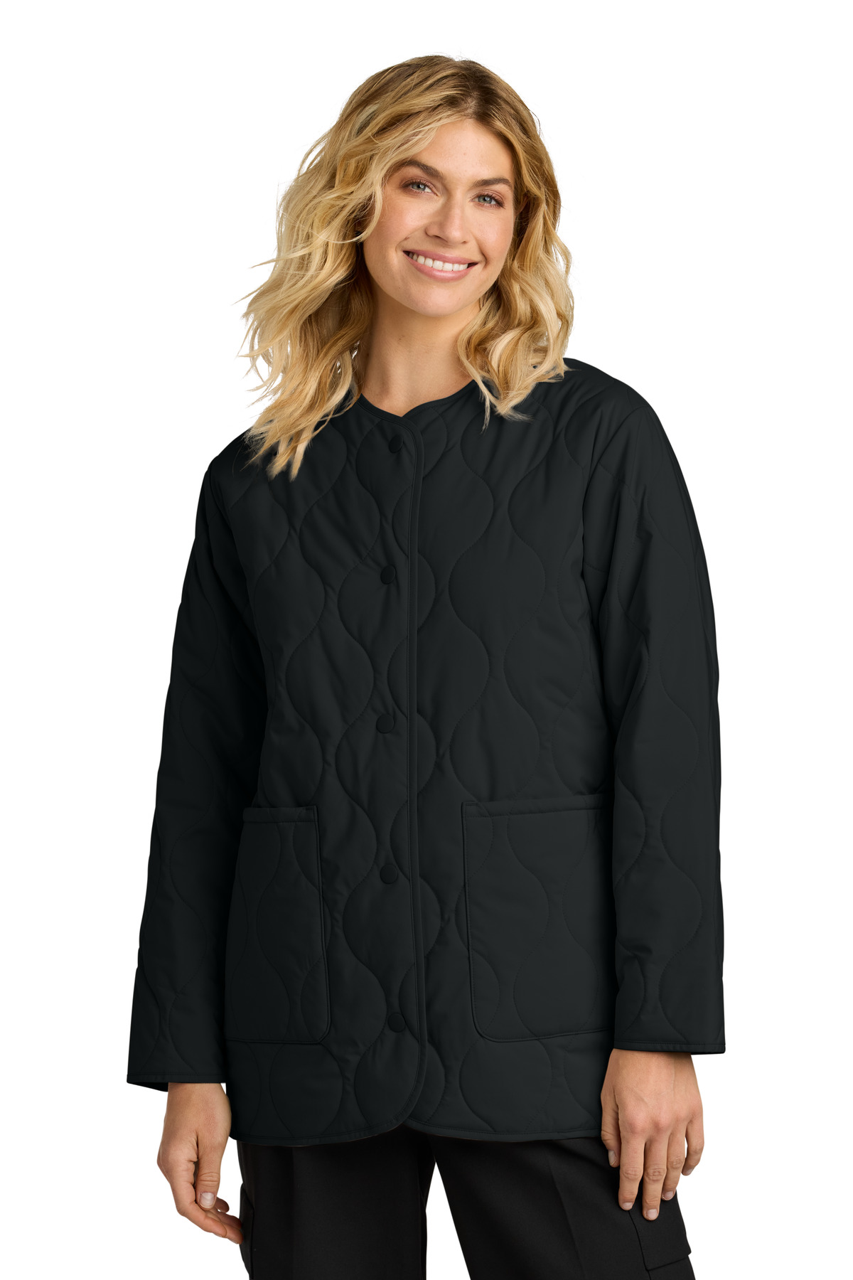 Mercer+Mettle Women's Quilted Liner Jacket MM7203 8