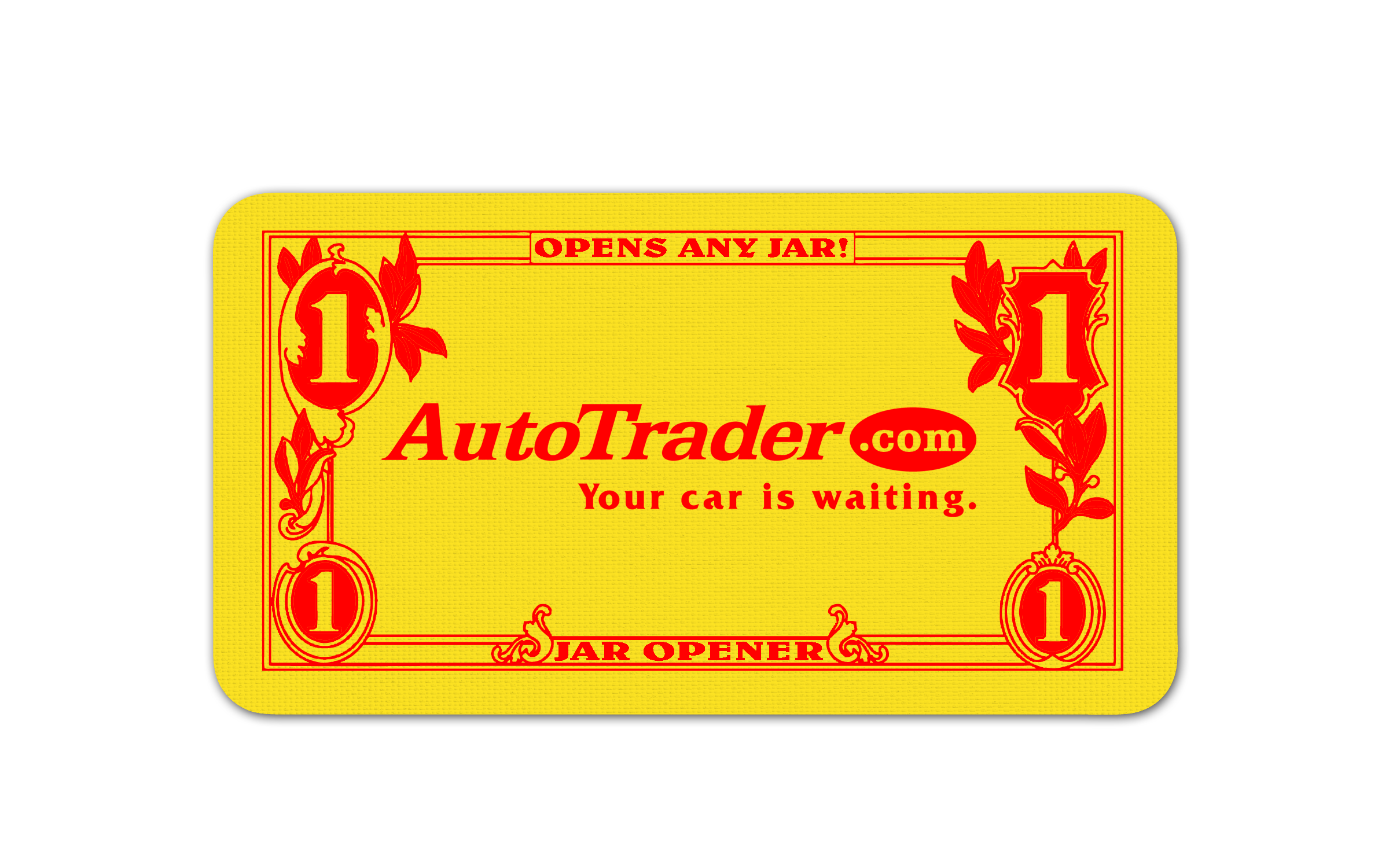 Dollar Bill Vinyl Jar Opener 70