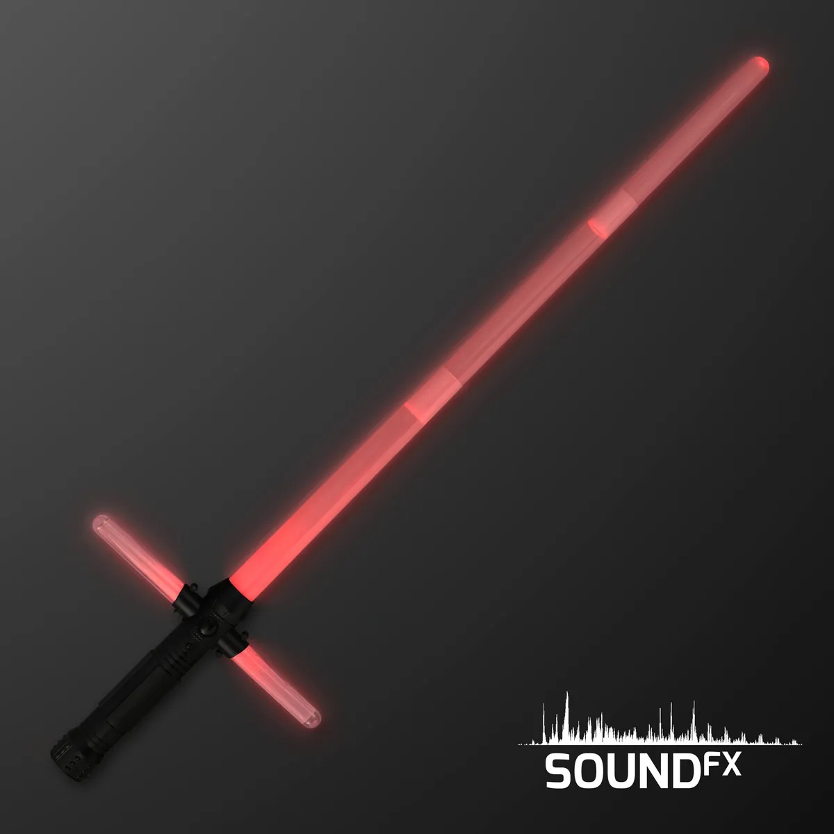 LED Red Cross Saber with Sound, Expandable 2